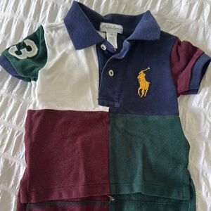 Ralph Lauren Kids Color Block Polo Shirt